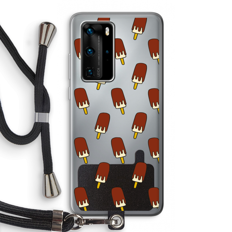 Yummy: Huawei P40 Pro Transparant Hoesje met koord