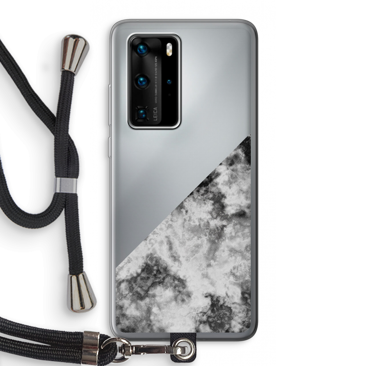 Onweer: Huawei P40 Pro Transparant Hoesje met koord