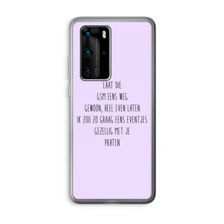 GSM: Huawei P40 Pro Transparant Hoesje