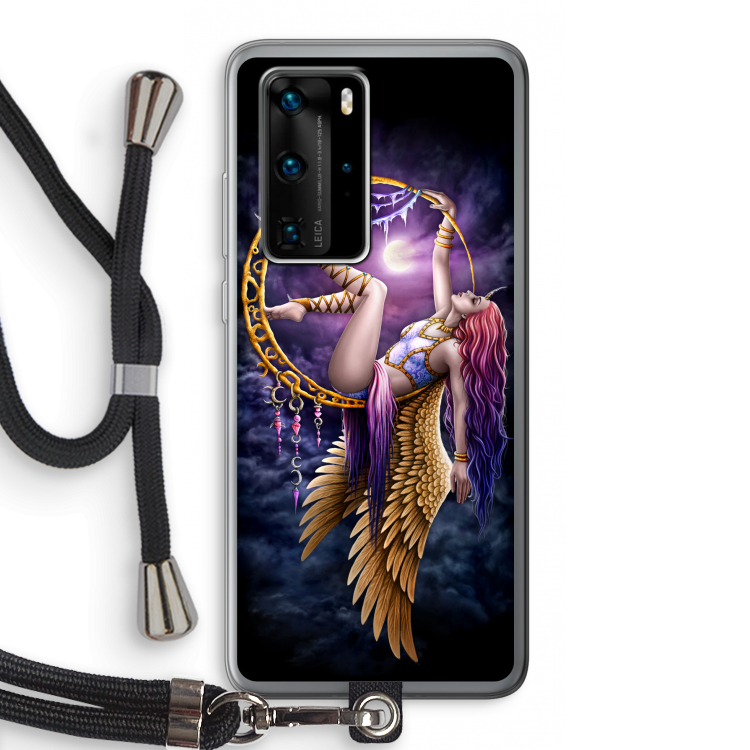 Aerial Angel: Huawei P40 Pro Transparant Hoesje met koord