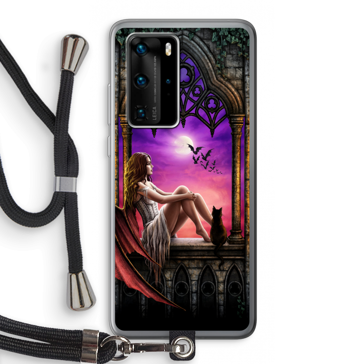 Kinderen van de nacht: Huawei P40 Pro Transparant Hoesje met koord