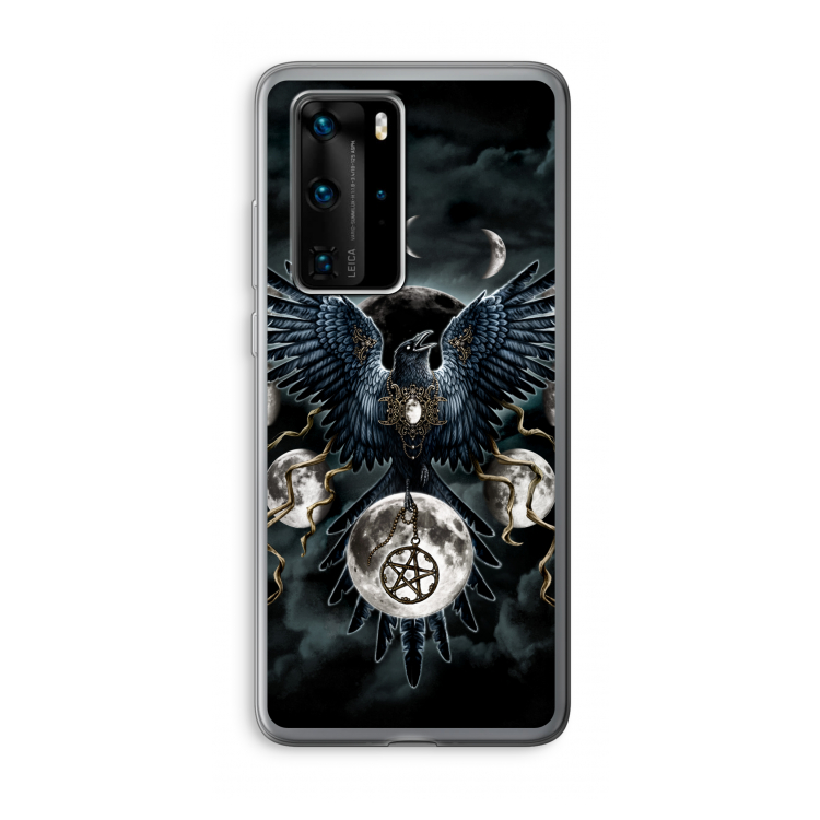 Sinister Wings: Huawei P40 Pro Transparant Hoesje