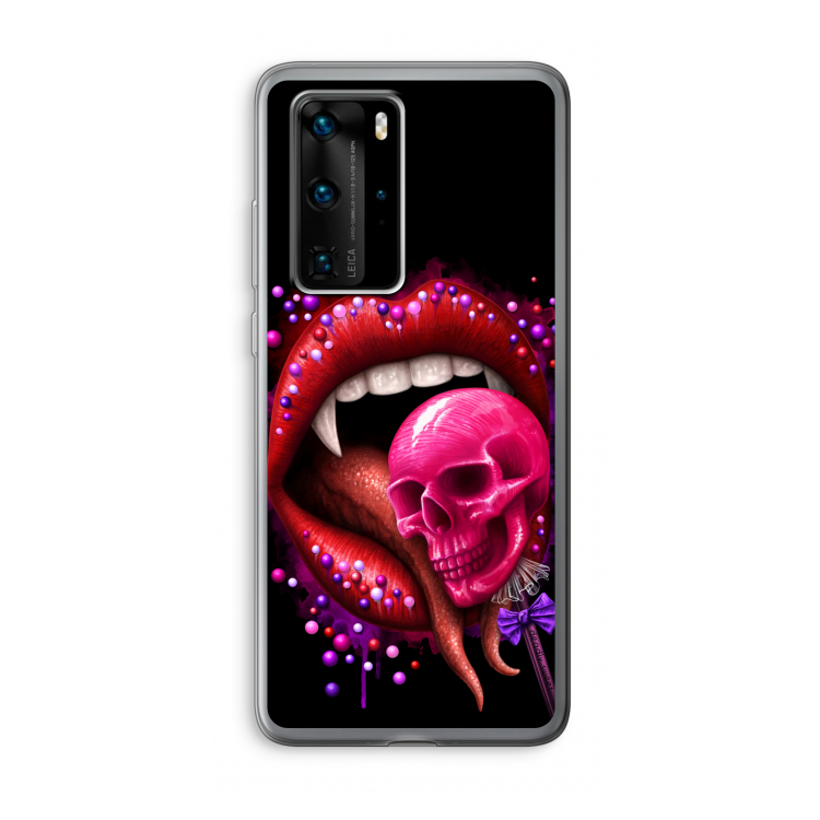 Dodelijk zoet: Huawei P40 Pro Transparant Hoesje