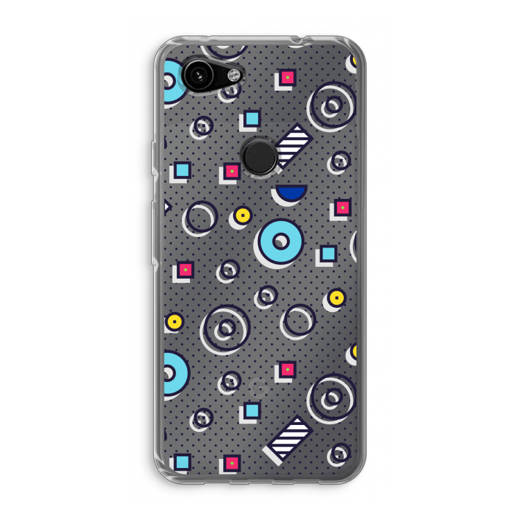 8-bit N°9: Google Pixel 3a Transparant Hoesje