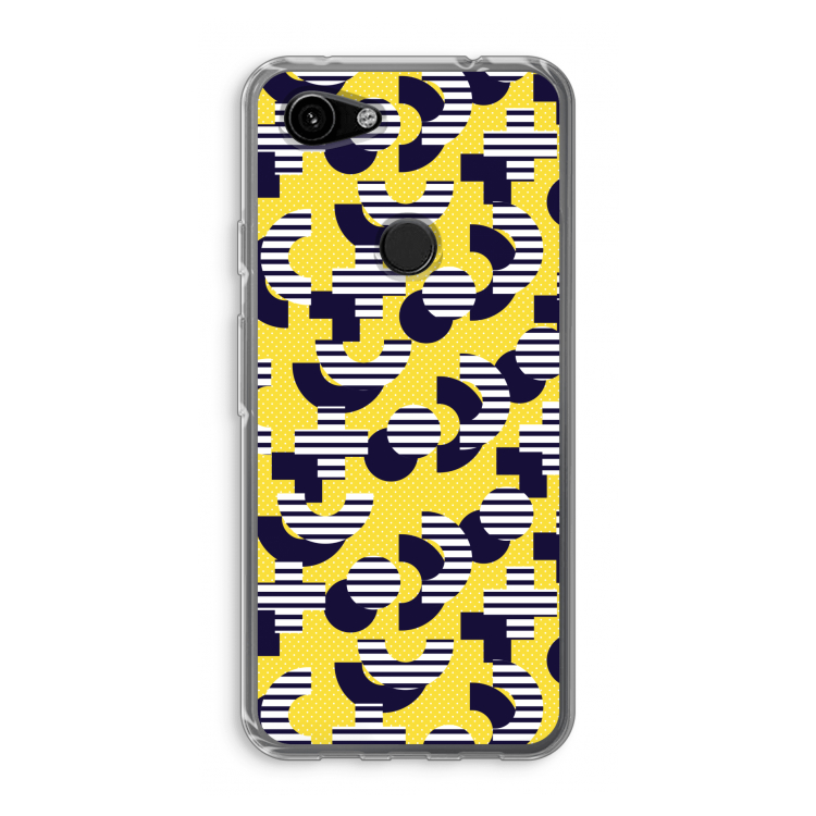 8-bit N°3: Google Pixel 3a Transparant Hoesje