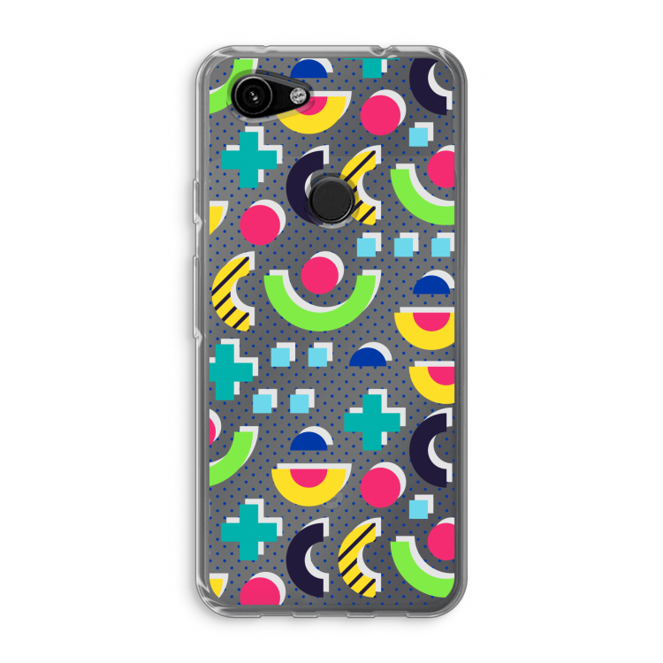 8-bit N°1: Google Pixel 3a Transparant Hoesje