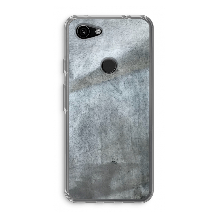 Grey Stone: Google Pixel 3a Transparant Hoesje