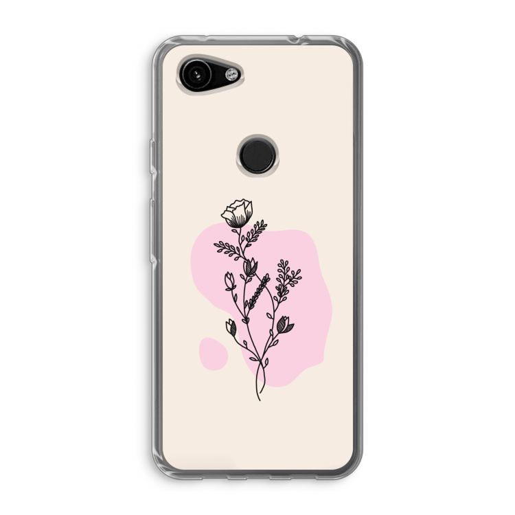 Roses are red: Google Pixel 3a Transparant Hoesje