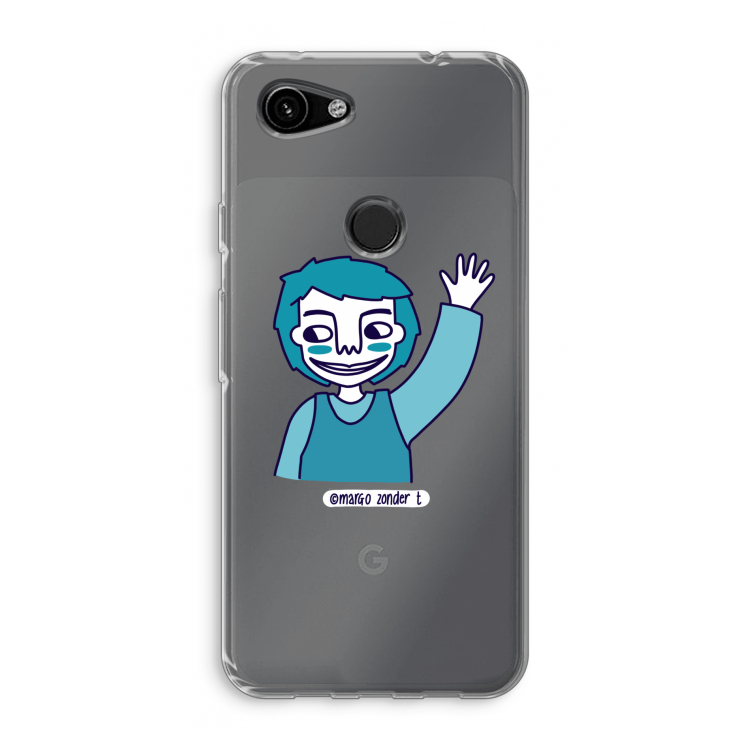 Zwaai: Google Pixel 3a Transparant Hoesje