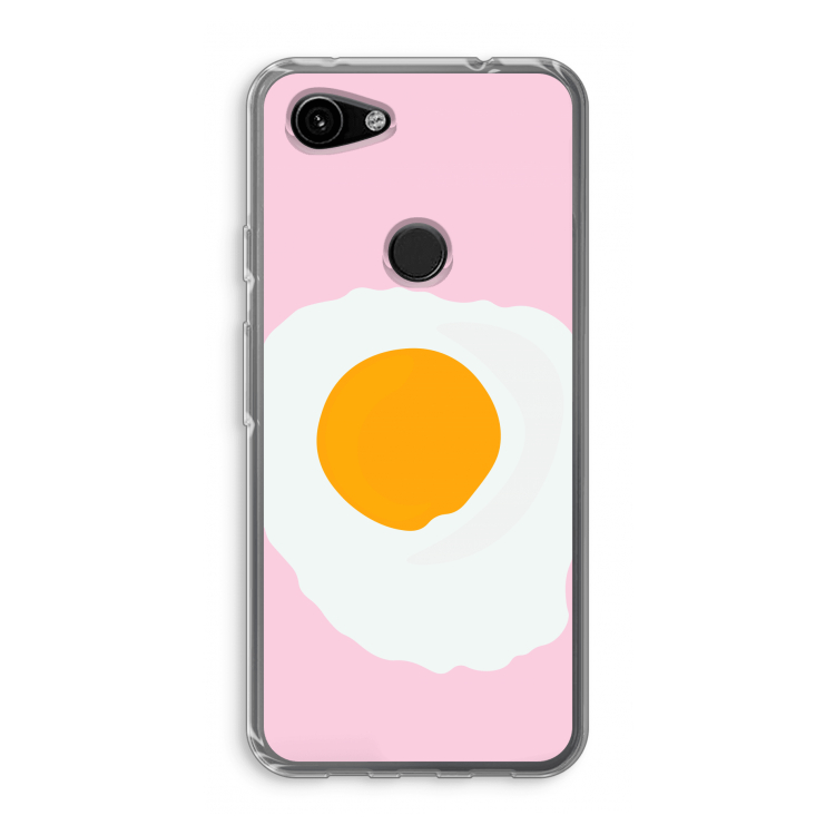 Sunny side up: Google Pixel 3a Transparant Hoesje