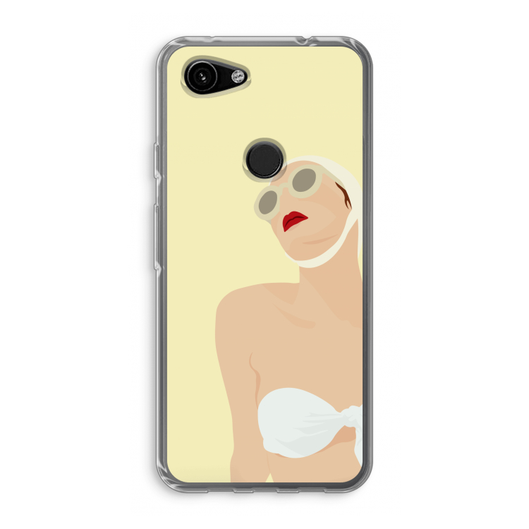 Summer: Google Pixel 3a Transparant Hoesje