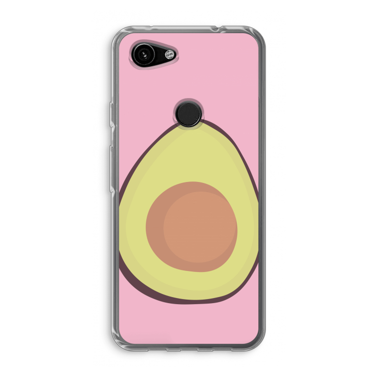Avocado: Google Pixel 3a Transparant Hoesje