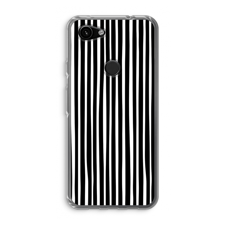 Stripes: Google Pixel 3a Transparant Hoesje