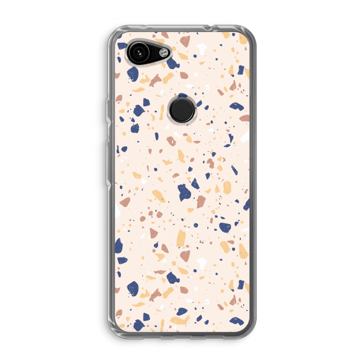 Terrazzo N°23: Google Pixel 3a Transparant Hoesje