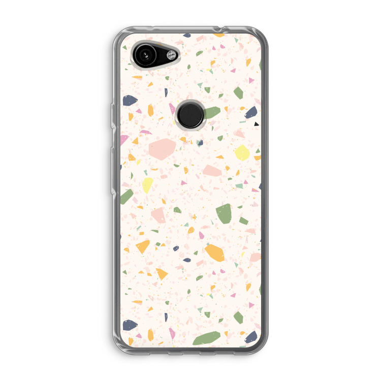 Terrazzo N°21: Google Pixel 3a Transparant Hoesje