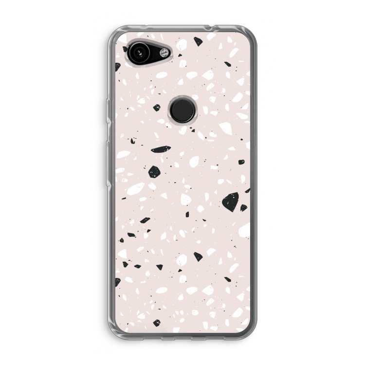 Terrazzo N°20: Google Pixel 3a Transparant Hoesje