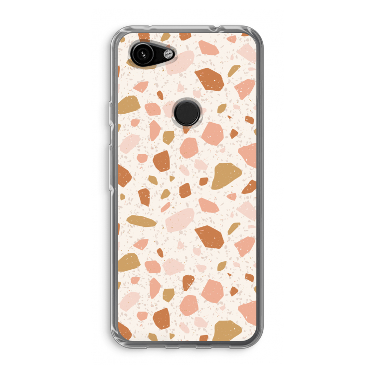Terrazzo N°18: Google Pixel 3a Transparant Hoesje