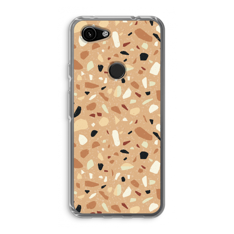 Terrazzo N°17: Google Pixel 3a Transparant Hoesje