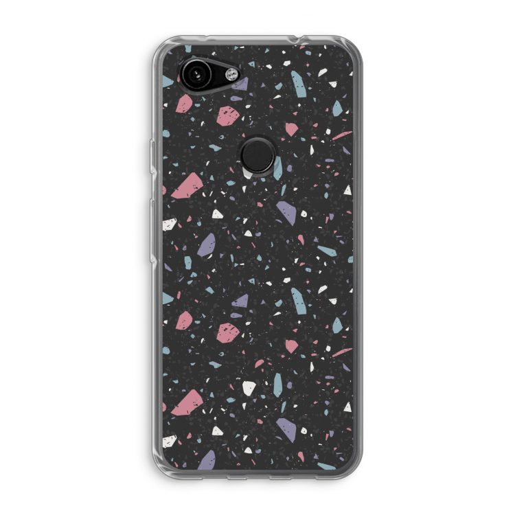 Terrazzo N°16: Google Pixel 3a Transparant Hoesje