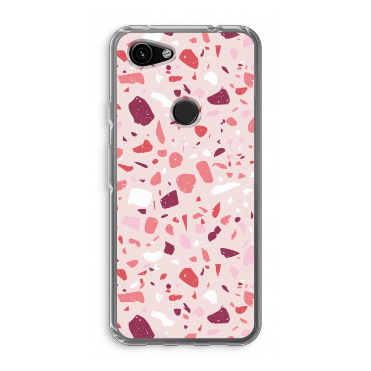 Terrazzo N°15: Google Pixel 3a Transparant Hoesje
