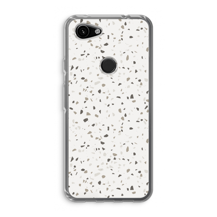 Terrazzo N°14: Google Pixel 3a Transparant Hoesje