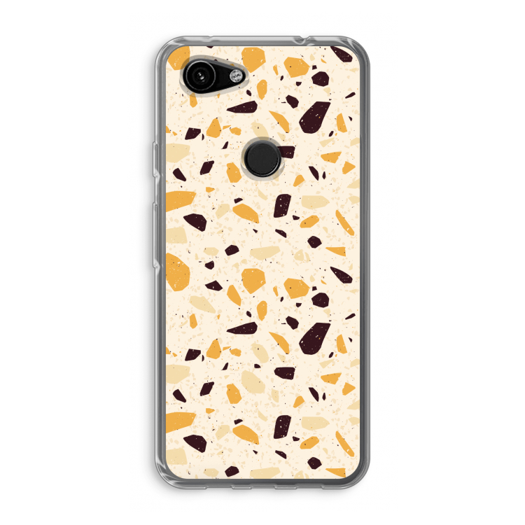 Terrazzo N°13: Google Pixel 3a Transparant Hoesje
