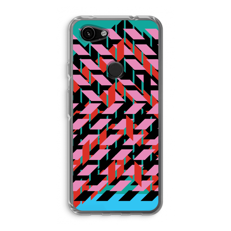 Skew Blush 2: Google Pixel 3a Transparant Hoesje