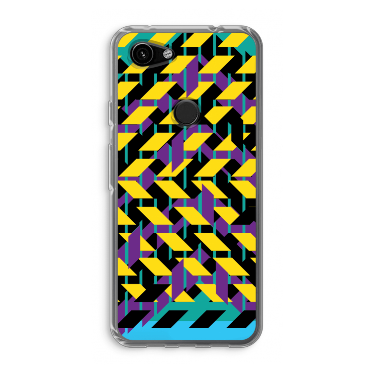 Skew Bee 3: Google Pixel 3a Transparant Hoesje