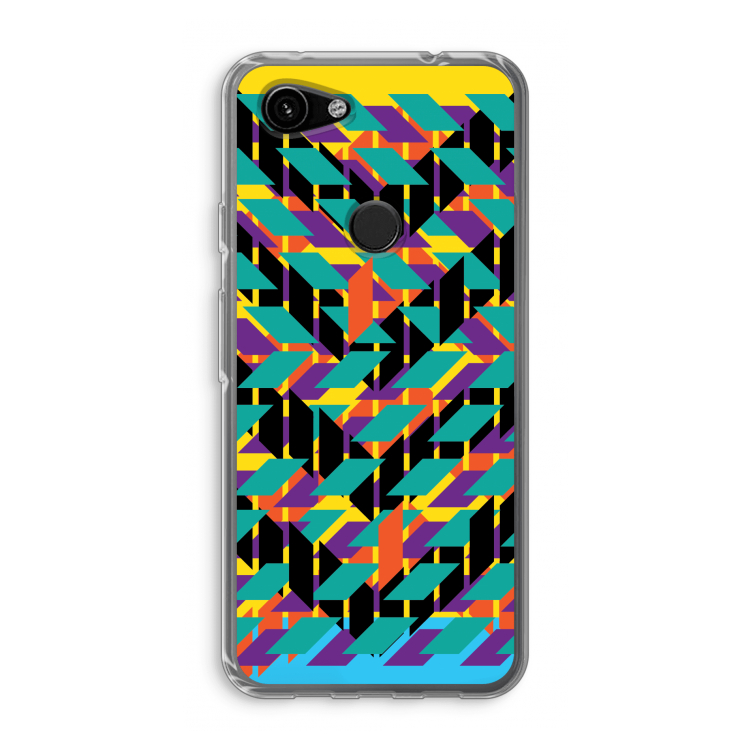 Skew Bee 1: Google Pixel 3a Transparant Hoesje