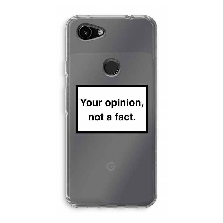 Your opinion: Google Pixel 3a Transparant Hoesje