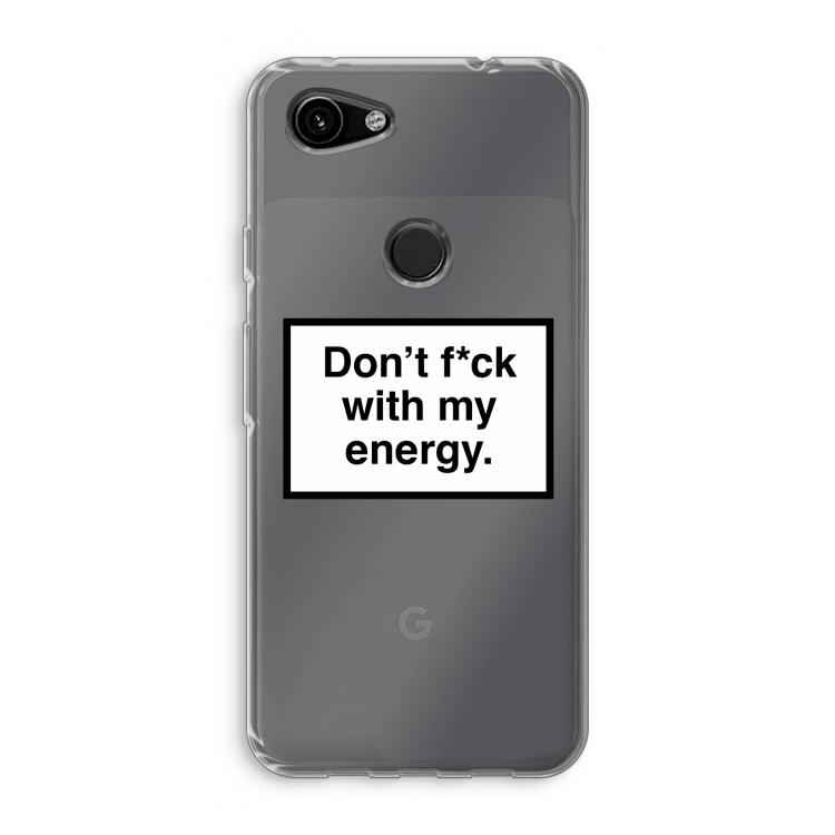 My energy: Google Pixel 3a Transparant Hoesje