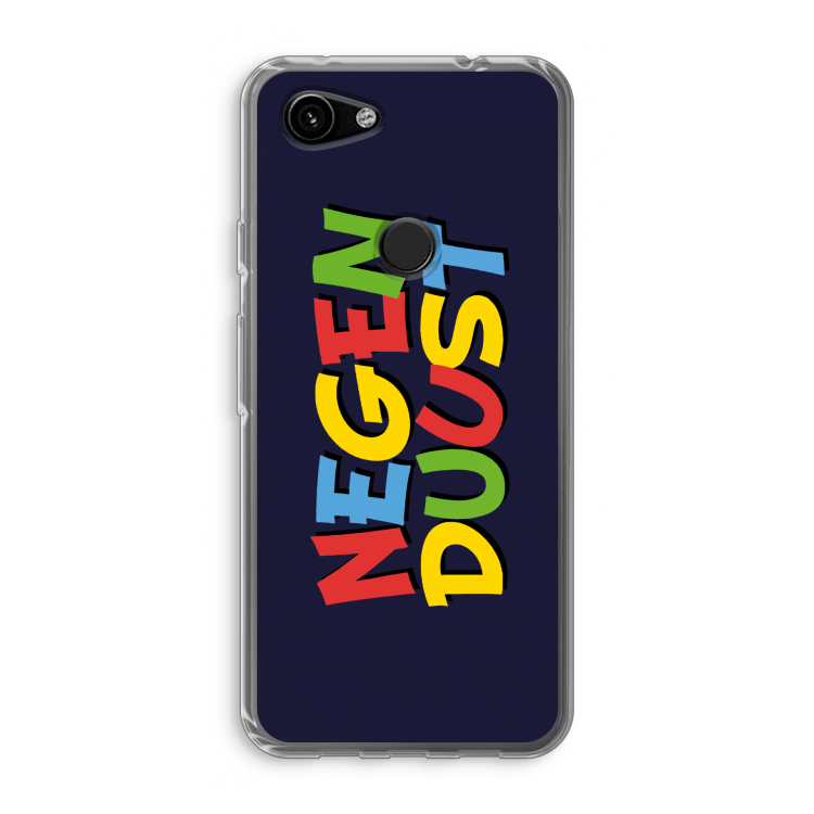 90's One: Google Pixel 3a Transparant Hoesje