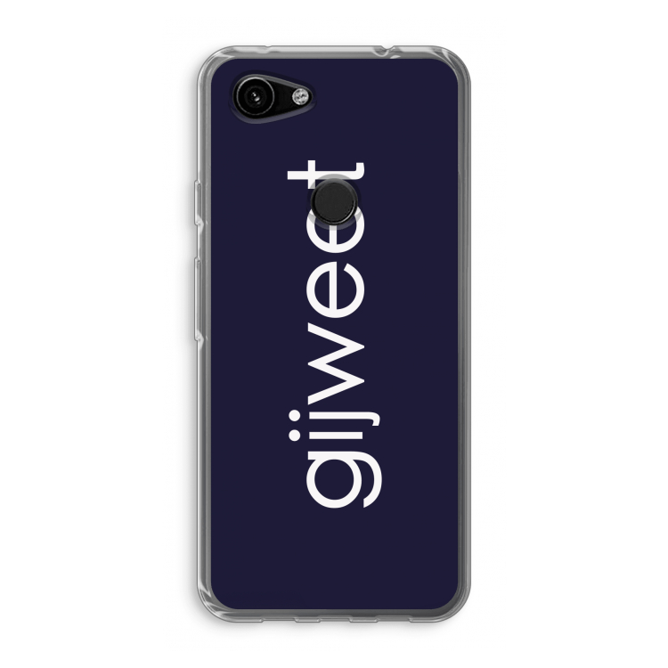 Gijweet: Google Pixel 3a Transparant Hoesje