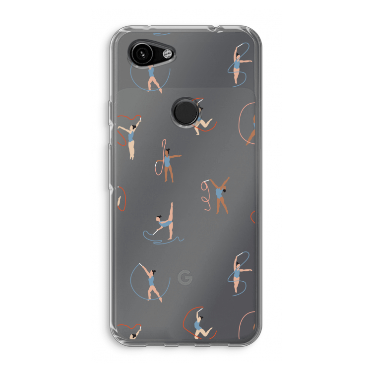 Dancing #3: Google Pixel 3a Transparant Hoesje