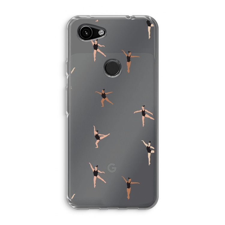 Dancing #1: Google Pixel 3a Transparant Hoesje