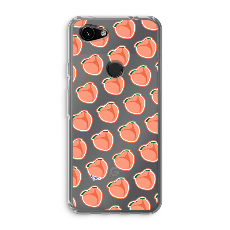 Just peachy: Google Pixel 3a Transparant Hoesje