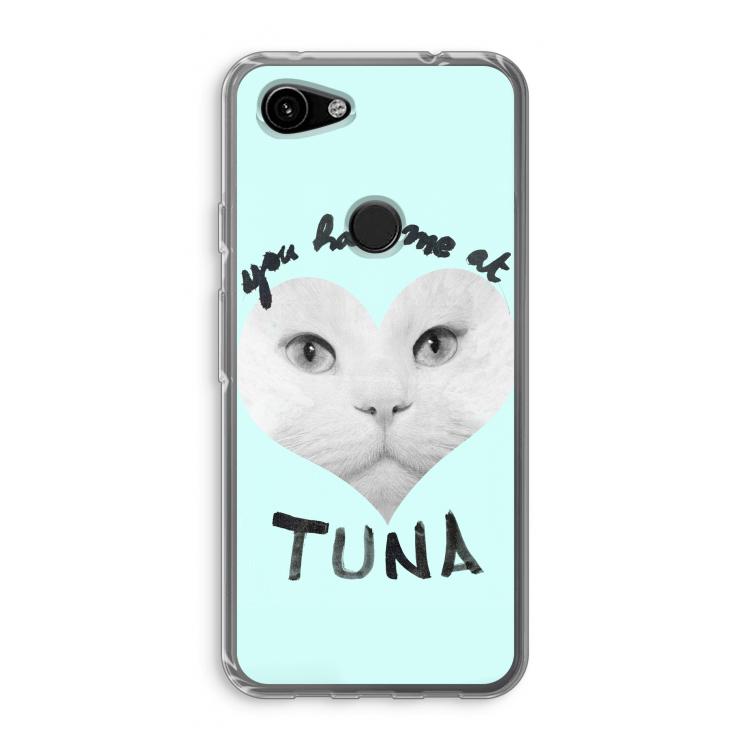 You had me at tuna: Google Pixel 3a Transparant Hoesje