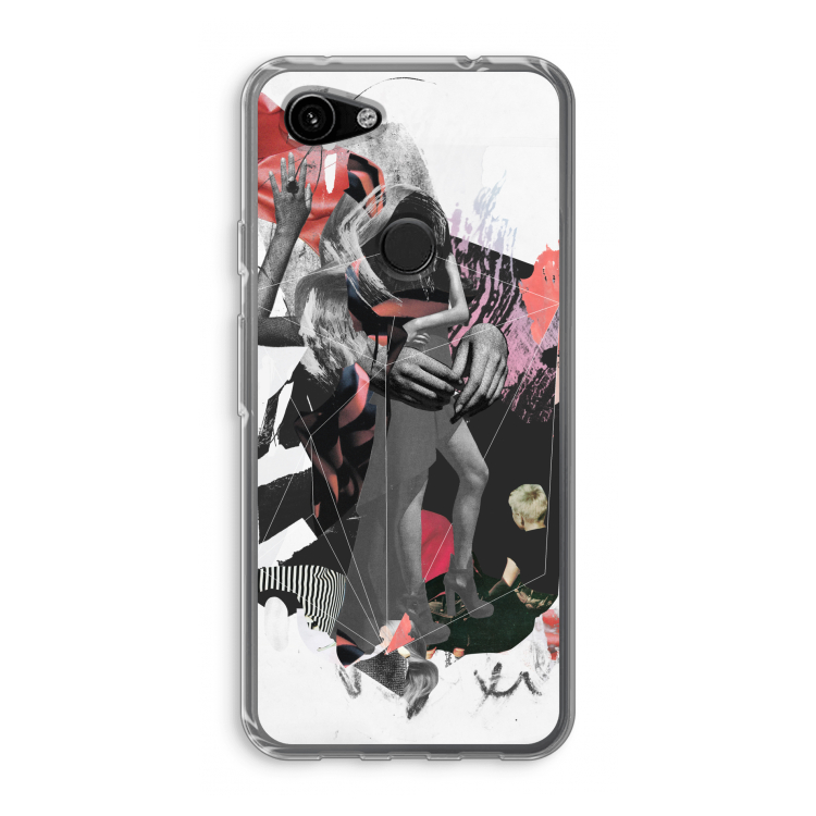 Dissimulation du réel: Google Pixel 3a Transparant Hoesje