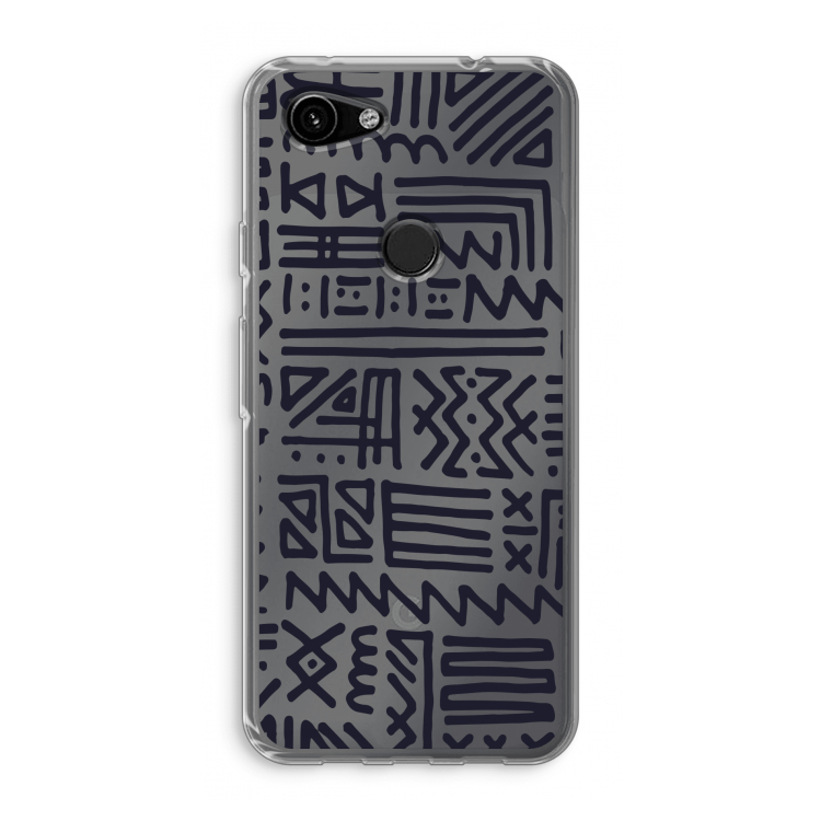 Marrakech print: Google Pixel 3a Transparant Hoesje