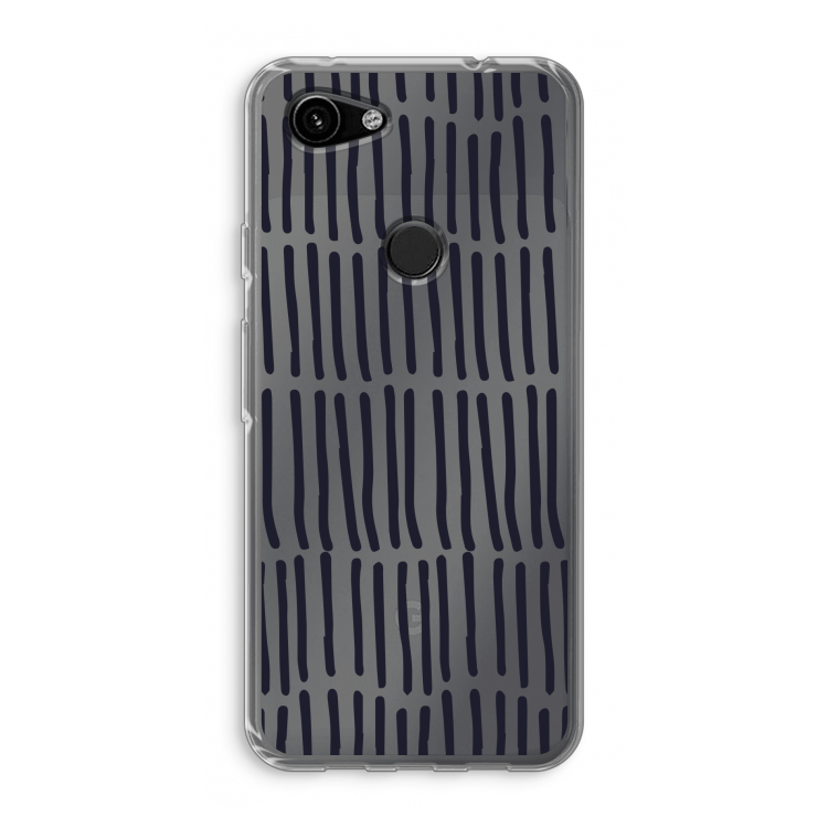 Moroccan stripes: Google Pixel 3a Transparant Hoesje