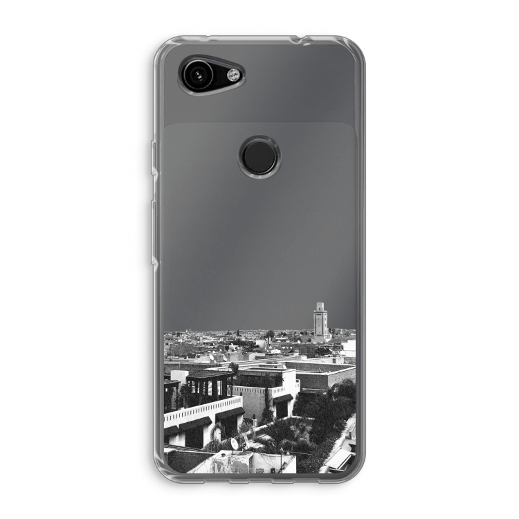 Marrakech Skyline : Google Pixel 3a Transparant Hoesje