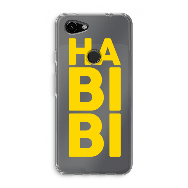 Habibi Majorelle : Google Pixel 3a Transparant Hoesje