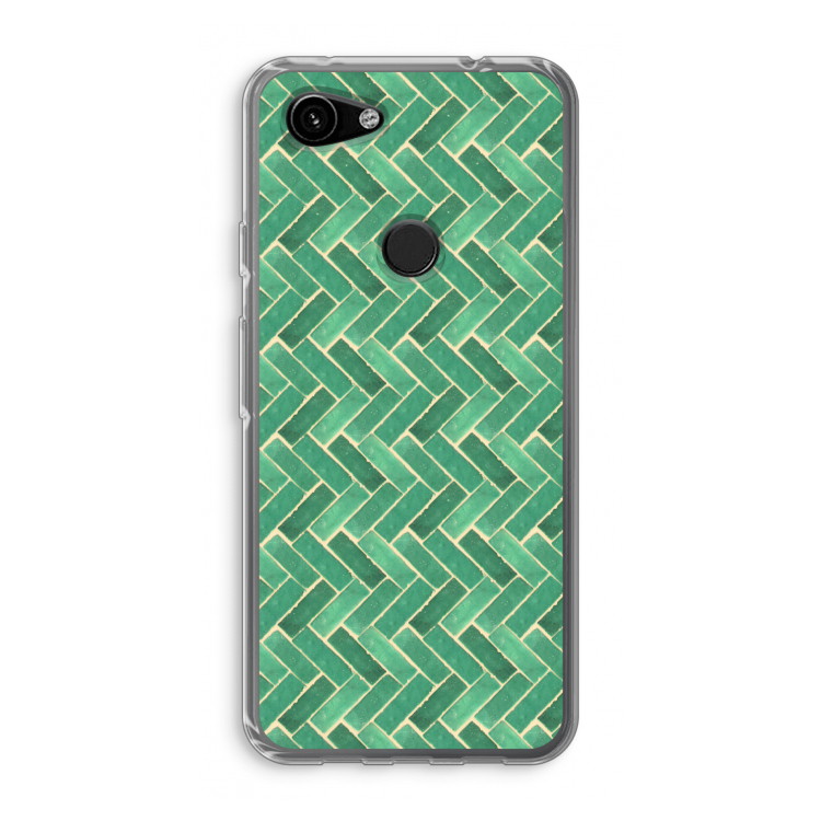 Moroccan tiles 2: Google Pixel 3a Transparant Hoesje