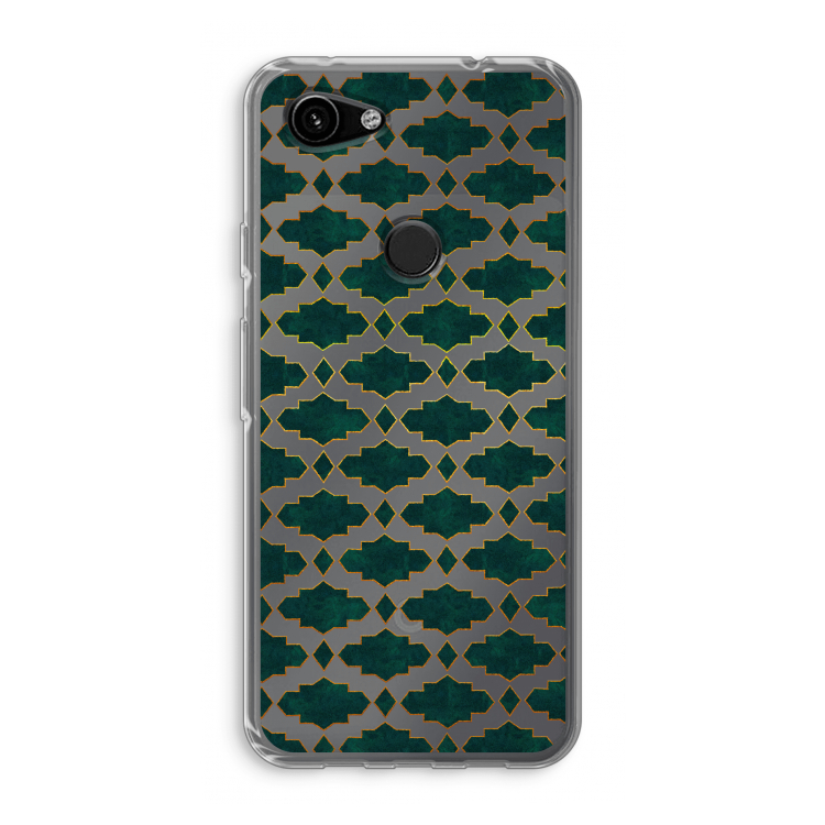 Moroccan tiles: Google Pixel 3a Transparant Hoesje