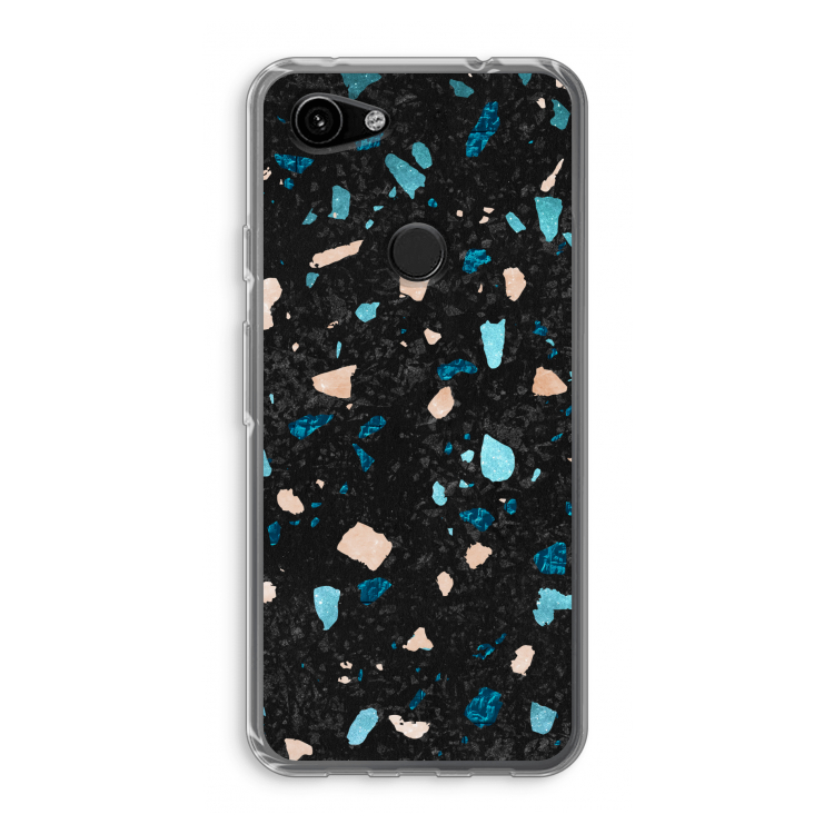 Terrazzo N°11: Google Pixel 3a Transparant Hoesje