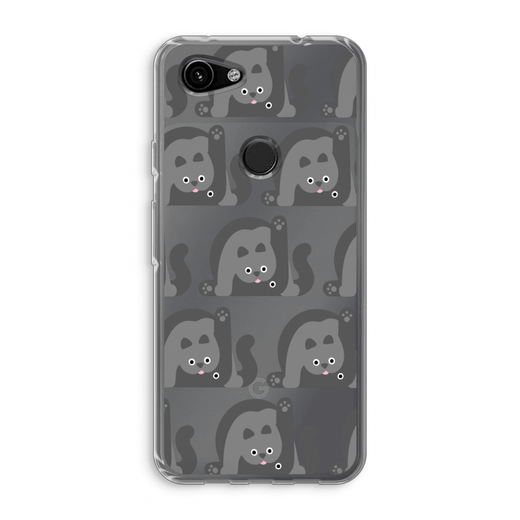 Cats: Google Pixel 3a Transparant Hoesje