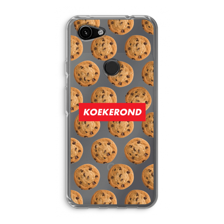 Koekerond: Google Pixel 3a Transparant Hoesje
