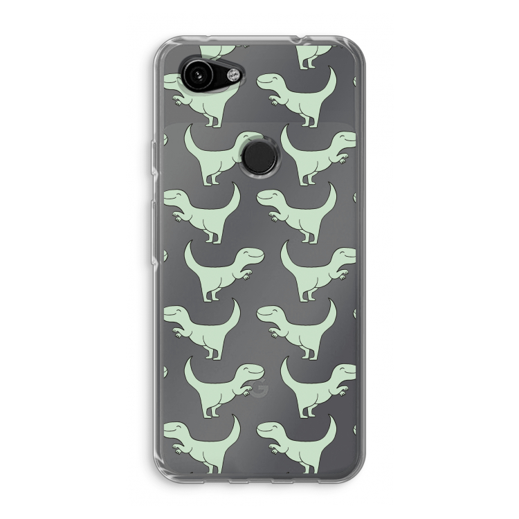Dinos: Google Pixel 3a Transparant Hoesje