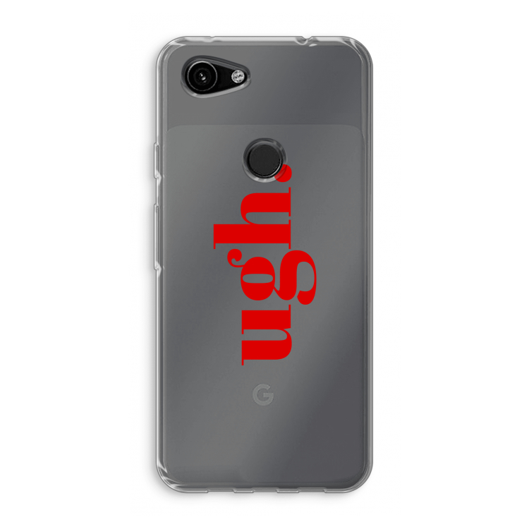 Ugh: Google Pixel 3a Transparant Hoesje