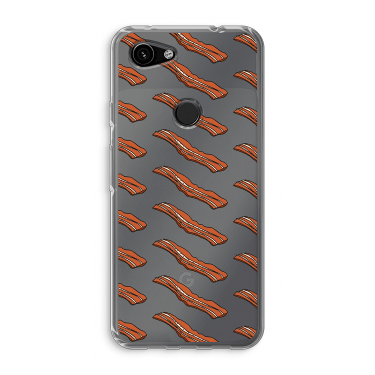 Bacon to my eggs #2: Google Pixel 3a Transparant Hoesje